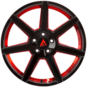 Armed Wheels Assassin Gloss Black + Red 19x8.5 +32 5x113mm 74.1mm