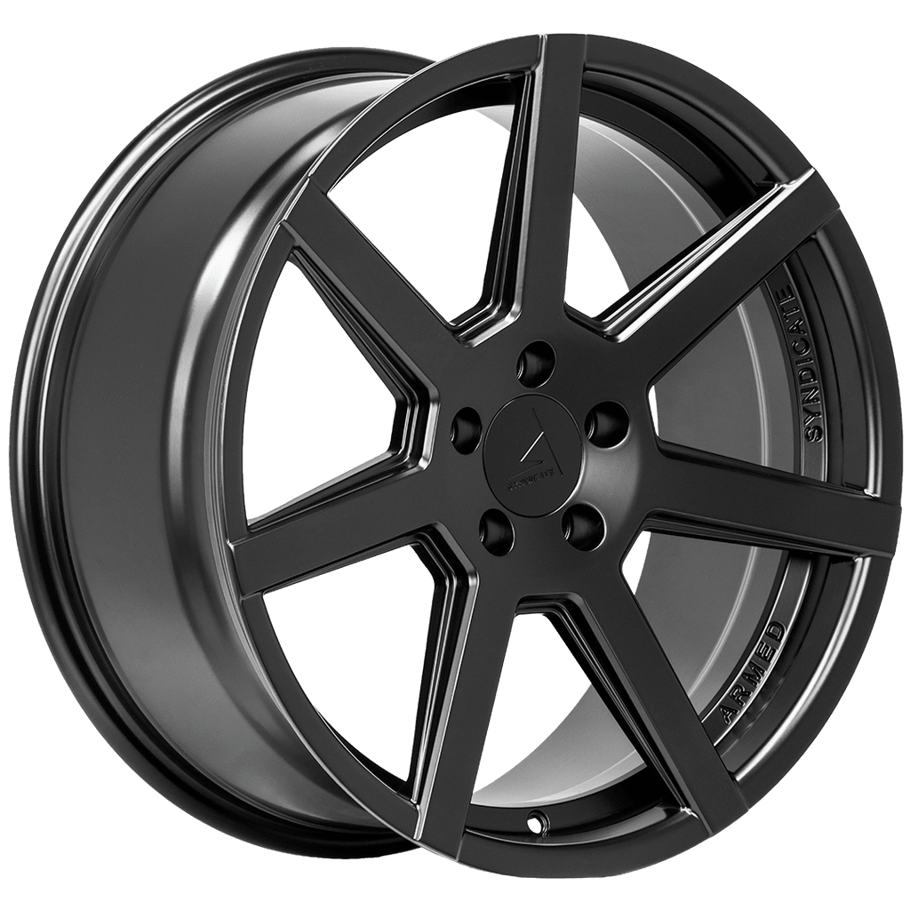 Armed Wheels Assassin Matte Black 19x8.5 +30 5x127mm 74.1mm