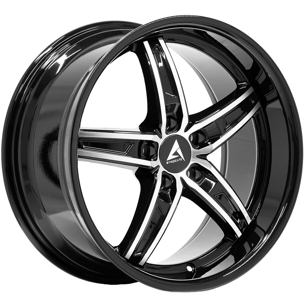 Armed Wheels Boss Black Machined Face Black Lip 18x9 +37 5x120mm 74.1mm