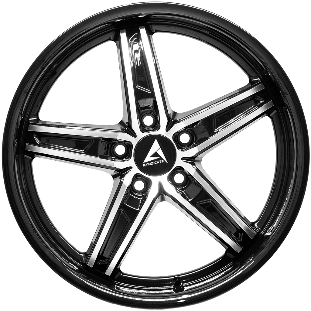 Armed Wheels Boss Black Machined Face Black Lip 18x9 +37 5x113mm 74.1mm