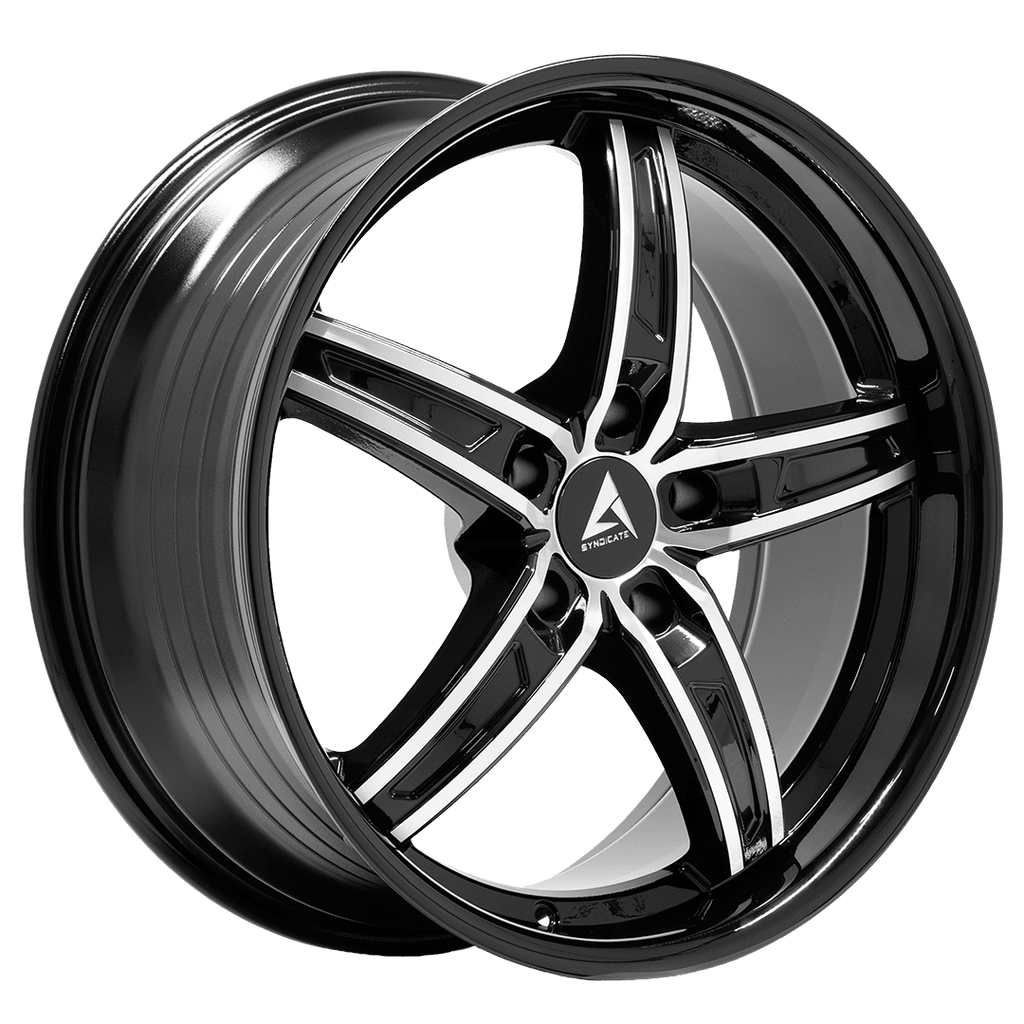 Armed Wheels Boss Black Machined Face Black Lip 19x8.5 +35 5x120mm 74.1mm