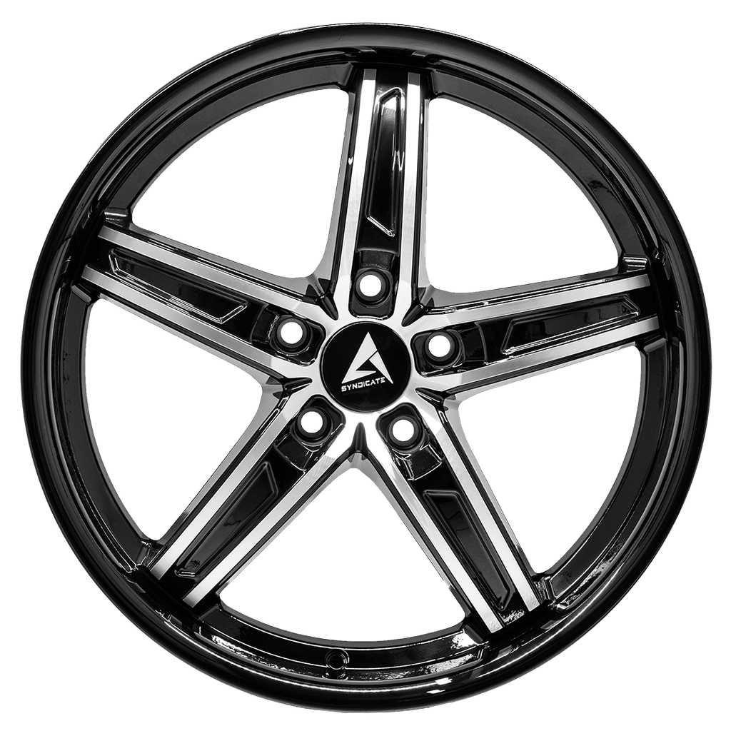 Armed Wheels Boss Black Machined Face Black Lip 19x8.5 +35 5x113mm 74.1mm
