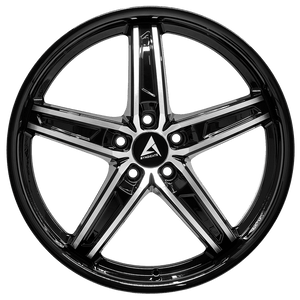 Armed Wheels Boss Black Machined Face Black Lip 20x8.5 +30 5x120mm 74.1mm