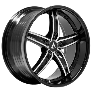 Armed Wheels Boss Black Machined Face Black Lip 19x9.5 +20 Custom 74.1mm