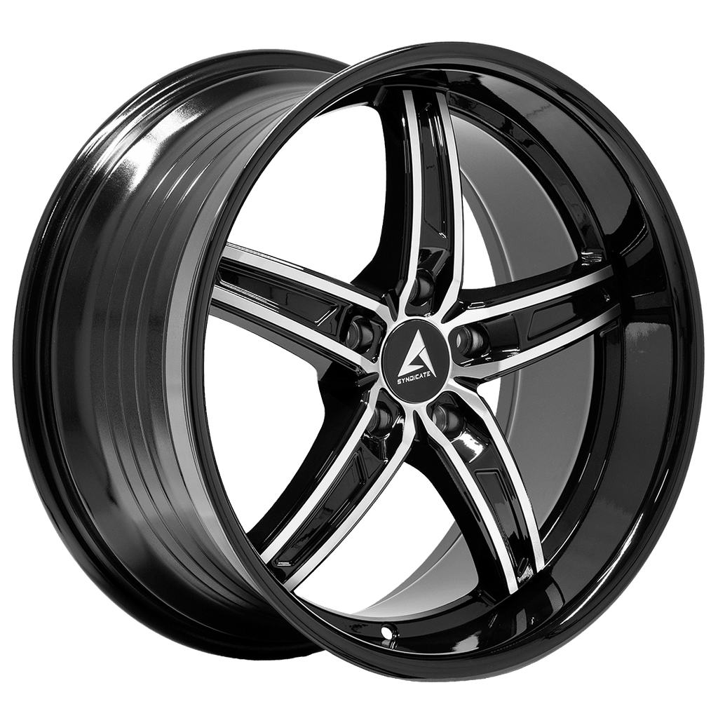 Armed Wheels Boss Black Machined Face Black Lip 19x9.5 +40 5x113mm 74.1mm