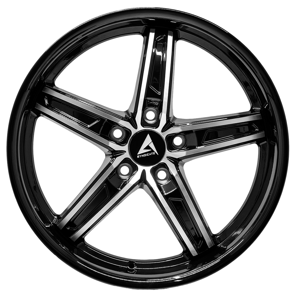 Armed Wheels Boss Black Machined Face Black Lip 19x9.5 +40 5x120mm 74.1mm