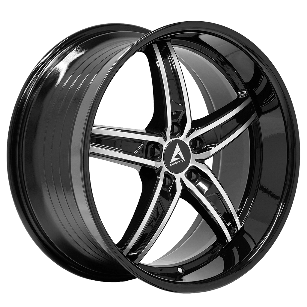 Armed Wheels Boss Black Machined Face Black Lip 20x10 +37 5x113mm 74.1mm