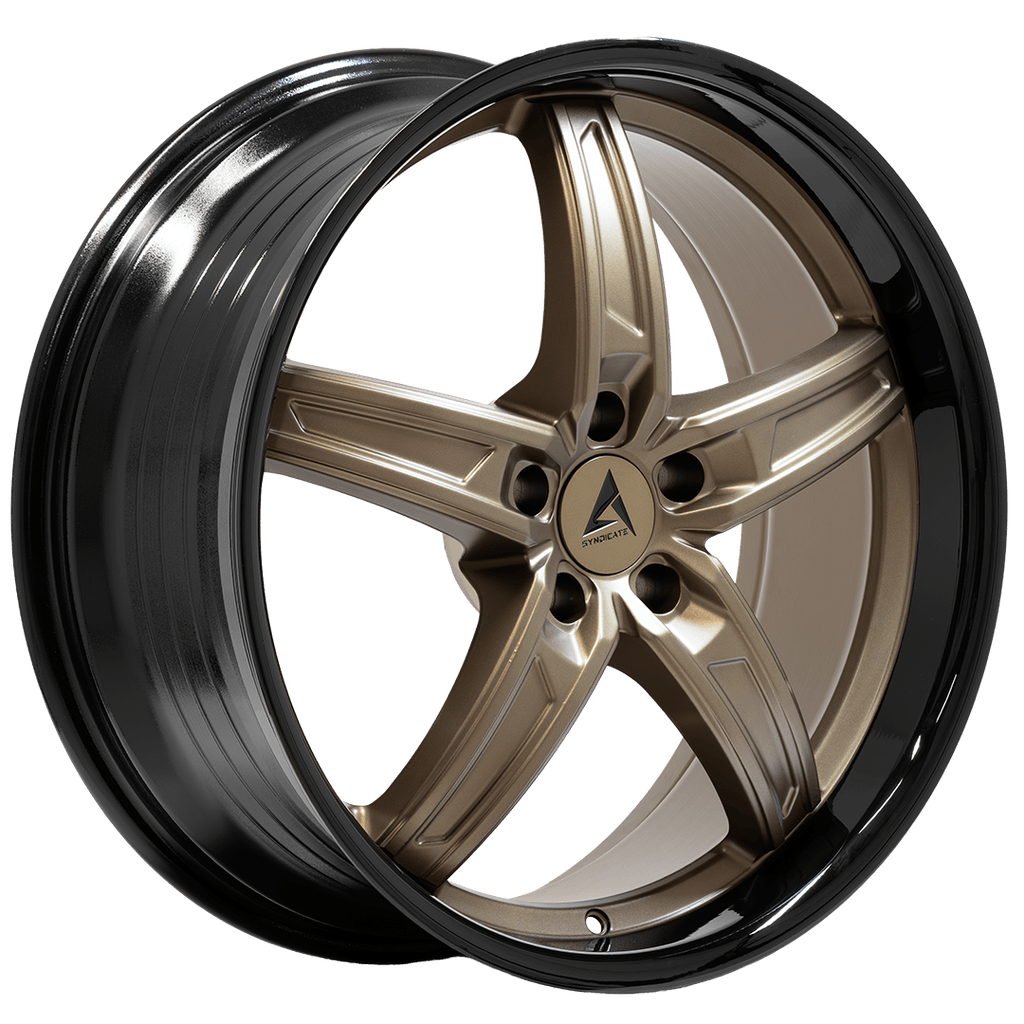 Armed Wheels Boss Matte Bronze + Black Barrel 20x8.5 +30 5x120mm 74.1mm