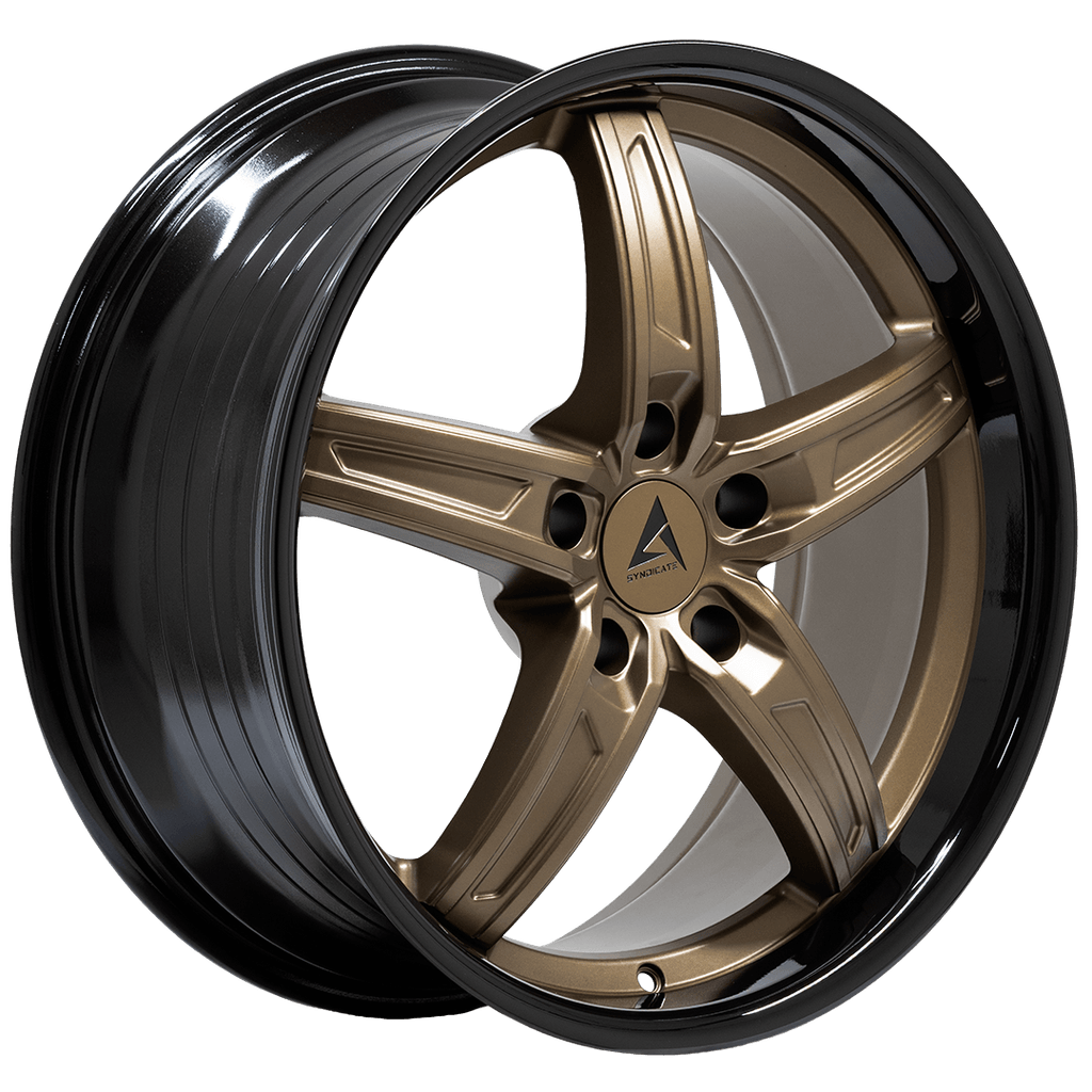 Armed Wheels Boss Matte Bronze + Black Barrel 19x8.5 +20 Custom 74.1mm