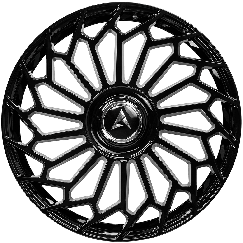 Armed Wheels Cartel Gloss Black 22x9 +25 Custom 78.1mm