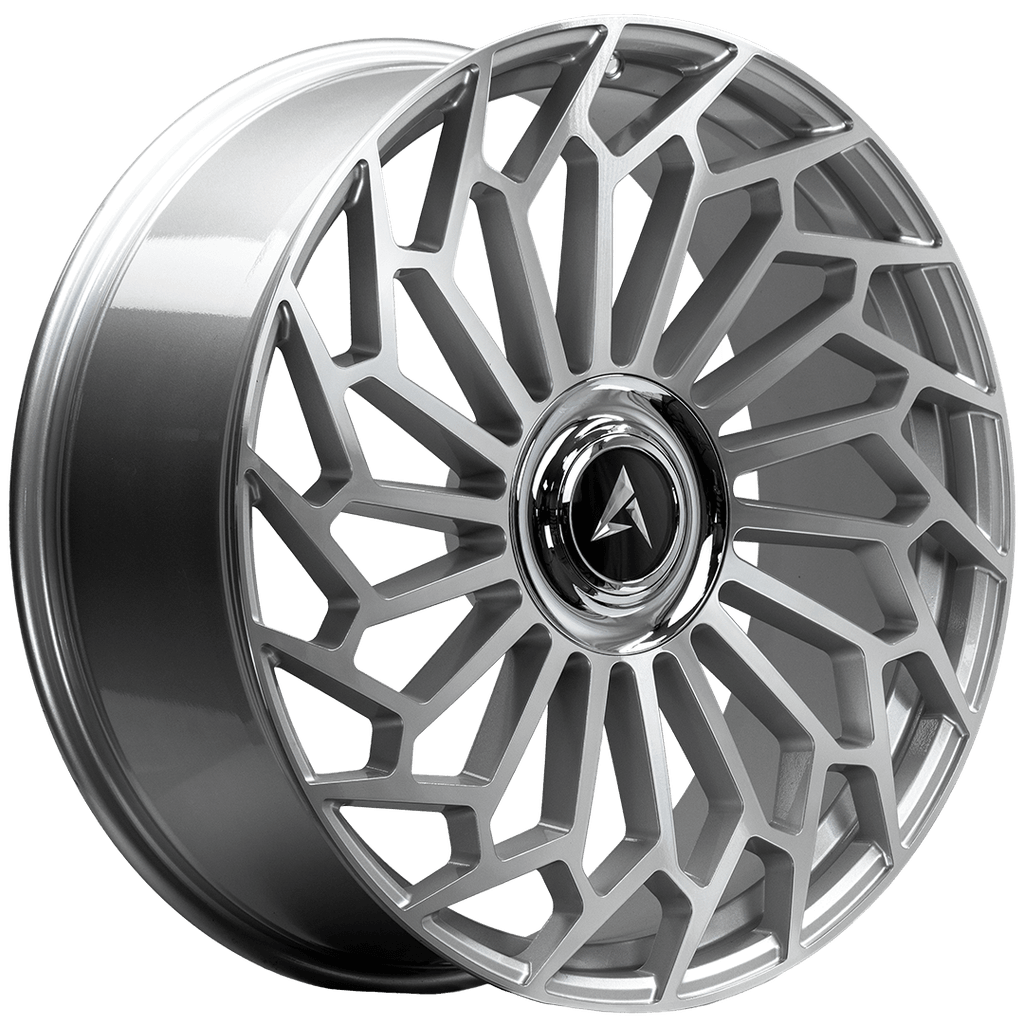 Armed Wheels Cartel Silver Machined 24x9 +25 6x135mm 108.1mm