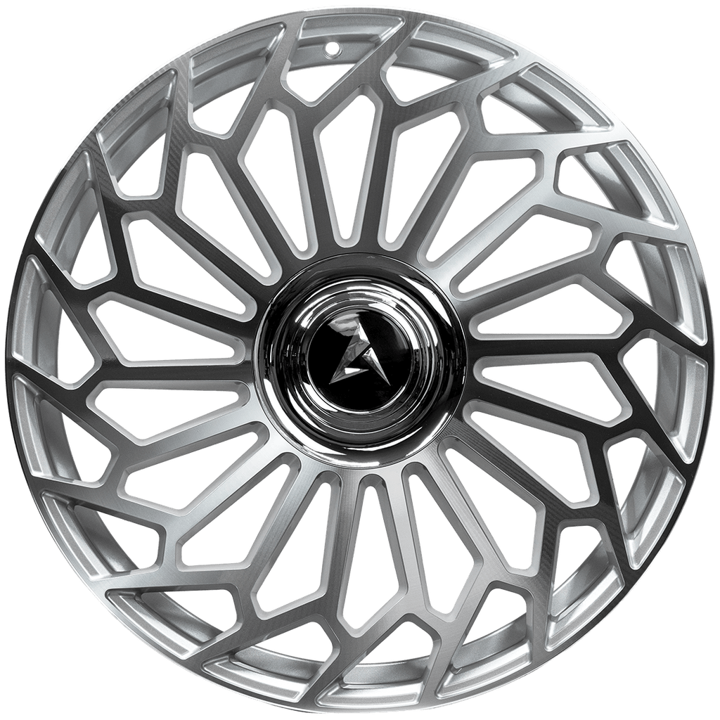 Armed Wheels Cartel Silver Machined 22x9 +25 Custom 78.1mm