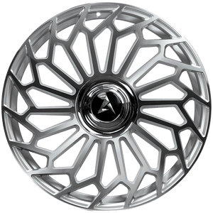 Armed Wheels Cartel Silver Machined 22x9 +25 Custom 78.1mm