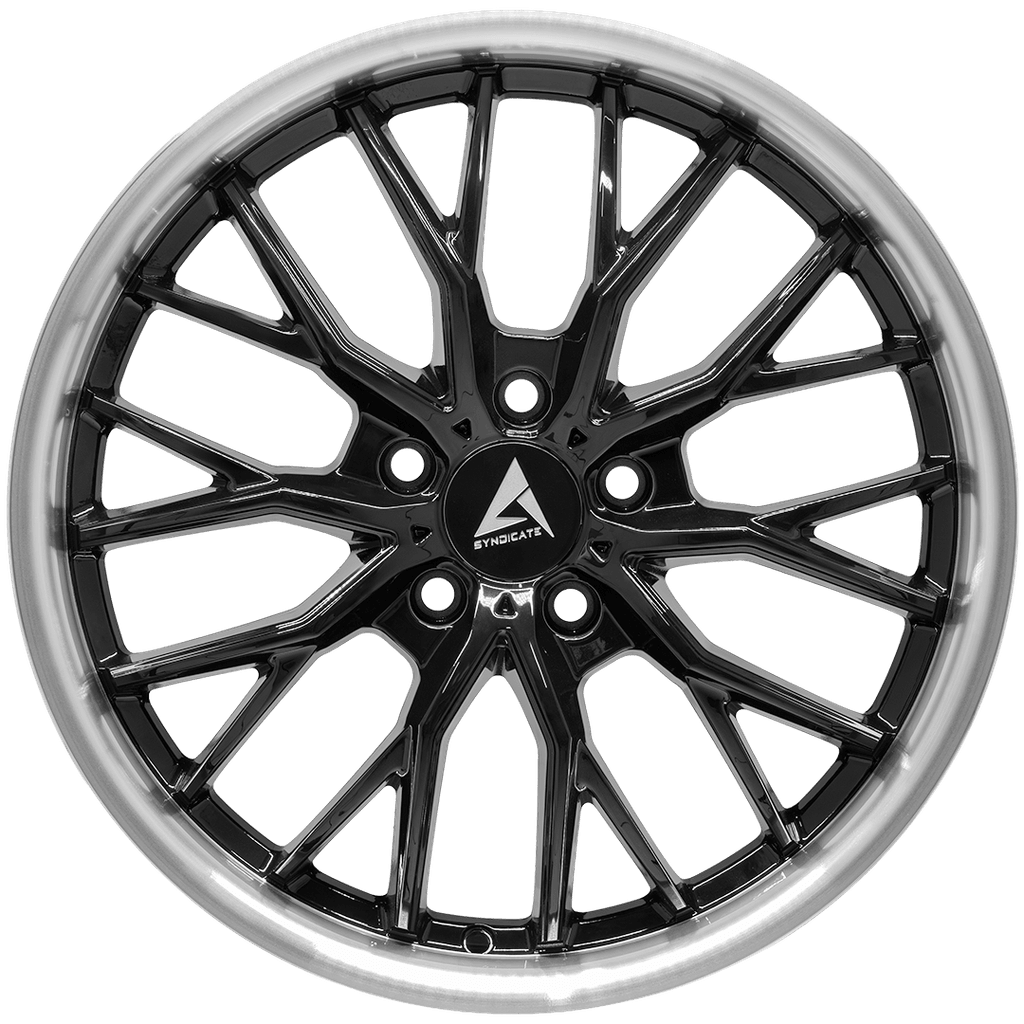 Armed Wheels Czar Black Face+ Black Machined Lip 18x8 +32 5x113mm 74.1mm