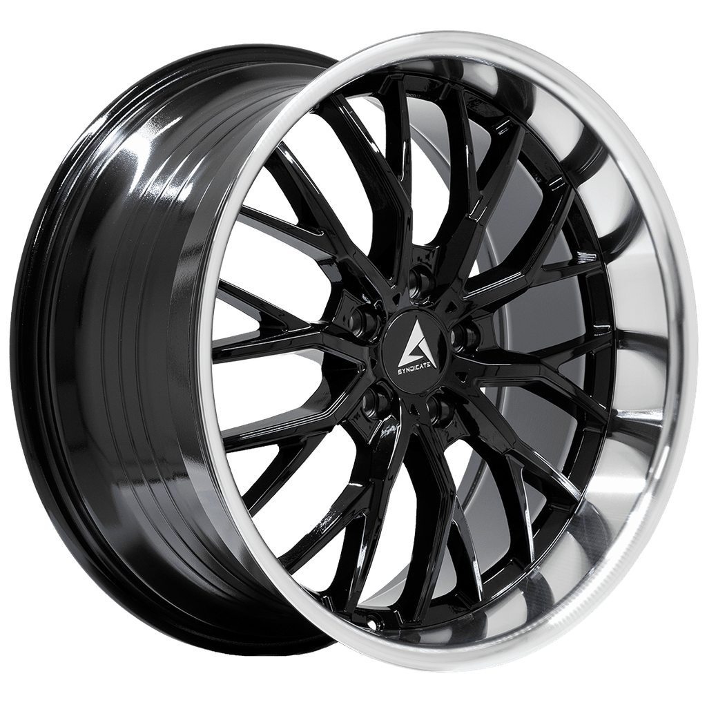 Armed Wheels Czar Black Face+ Black Machined Lip 19x9.5 +40 5x113mm 74.1mm