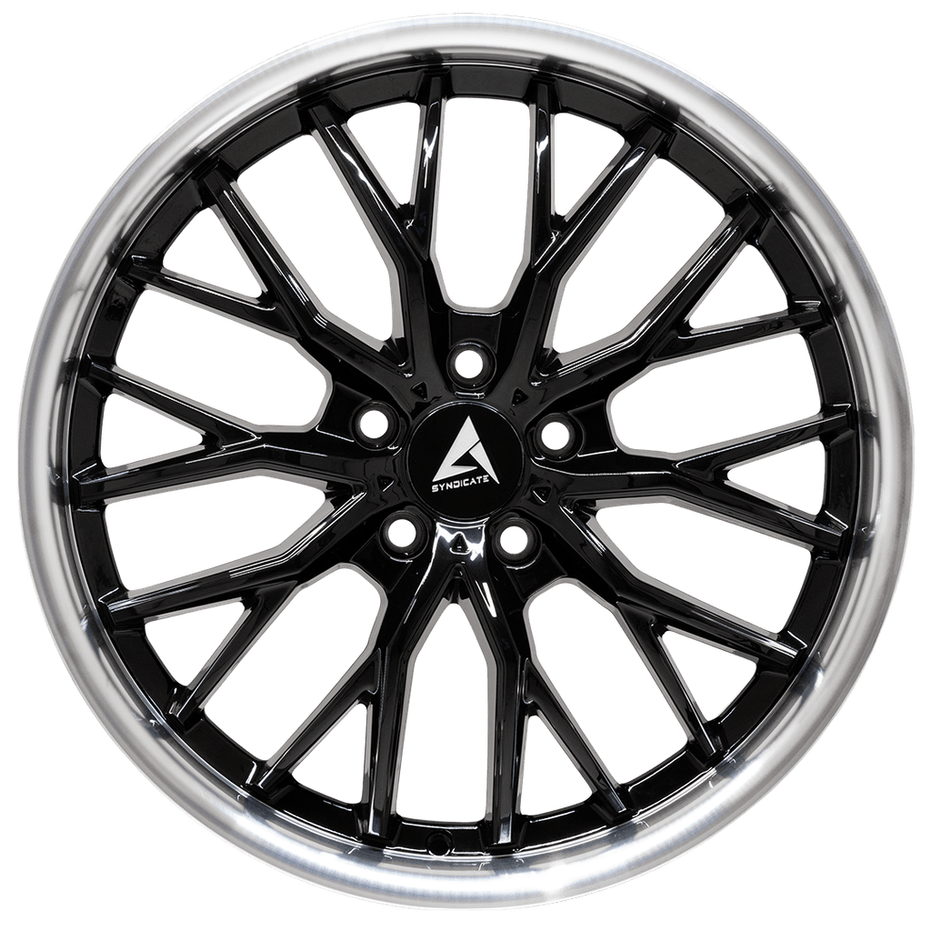 Armed Wheels Czar Black Face+ Black Machined Lip 19x8.5 +35 5x113mm 74.1mm