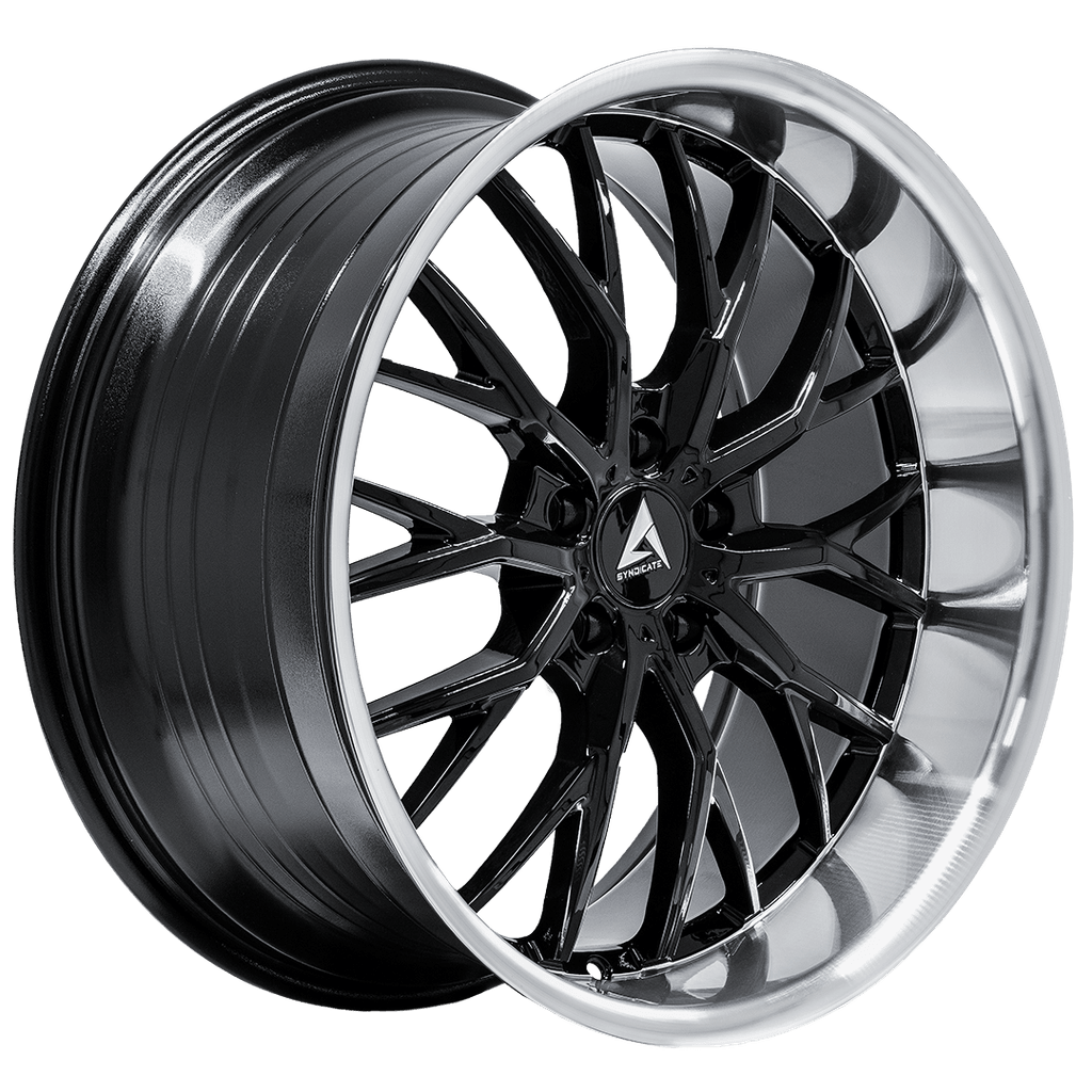 Armed Wheels Czar Black Face+ Black Machined Lip 20x10 +37 5x113mm 74.1mm