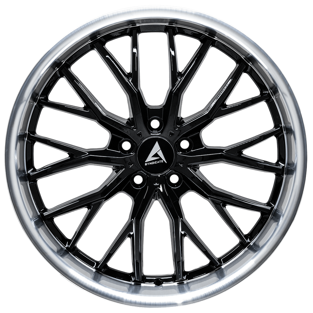 Armed Wheels Czar Black Face+ Black Machined Lip 20x10 +37 5x120mm 74.1mm