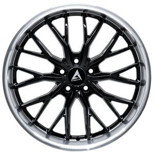 Armed Wheels Czar Black Face+ Black Machined Lip 20x10 +37 5x120mm 74.1mm