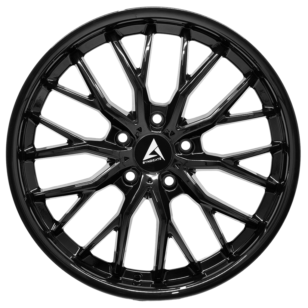 Armed Wheels Czar Full Gloss Black 19x8.5 +20 Custom 74.1mm