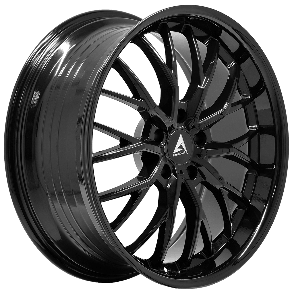 Armed Wheels Czar Full Gloss Black 20x8.5 +20 Custom 74.1mm