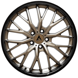 Armed Wheels Czar Matte Bronze + Black Barrel 19x8.5 +35 5x120mm 74.1mm