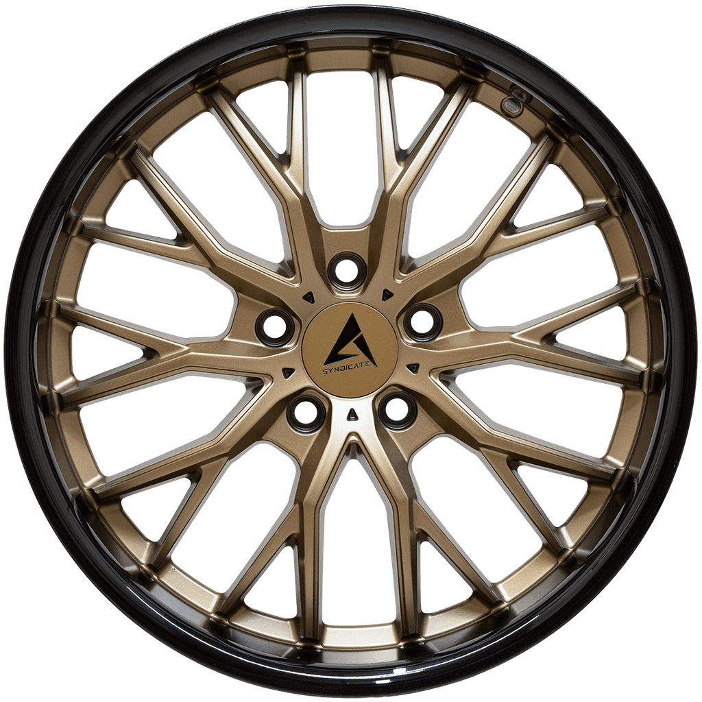 Armed Wheels Czar Matte Bronze + Black Barrel 18x9 +37 5x120mm 74.1mm