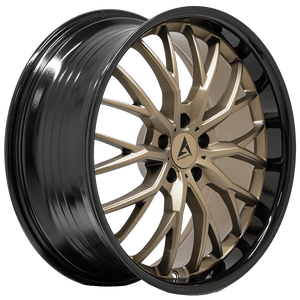 Armed Wheels Czar Matte Bronze + Black Barrel 20x8.5 +30 5x120mm 74.1mm