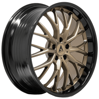 Armed Wheels Czar Matte Bronze + Black Barrel 20x8.5 +30 5x120mm 74.1mm