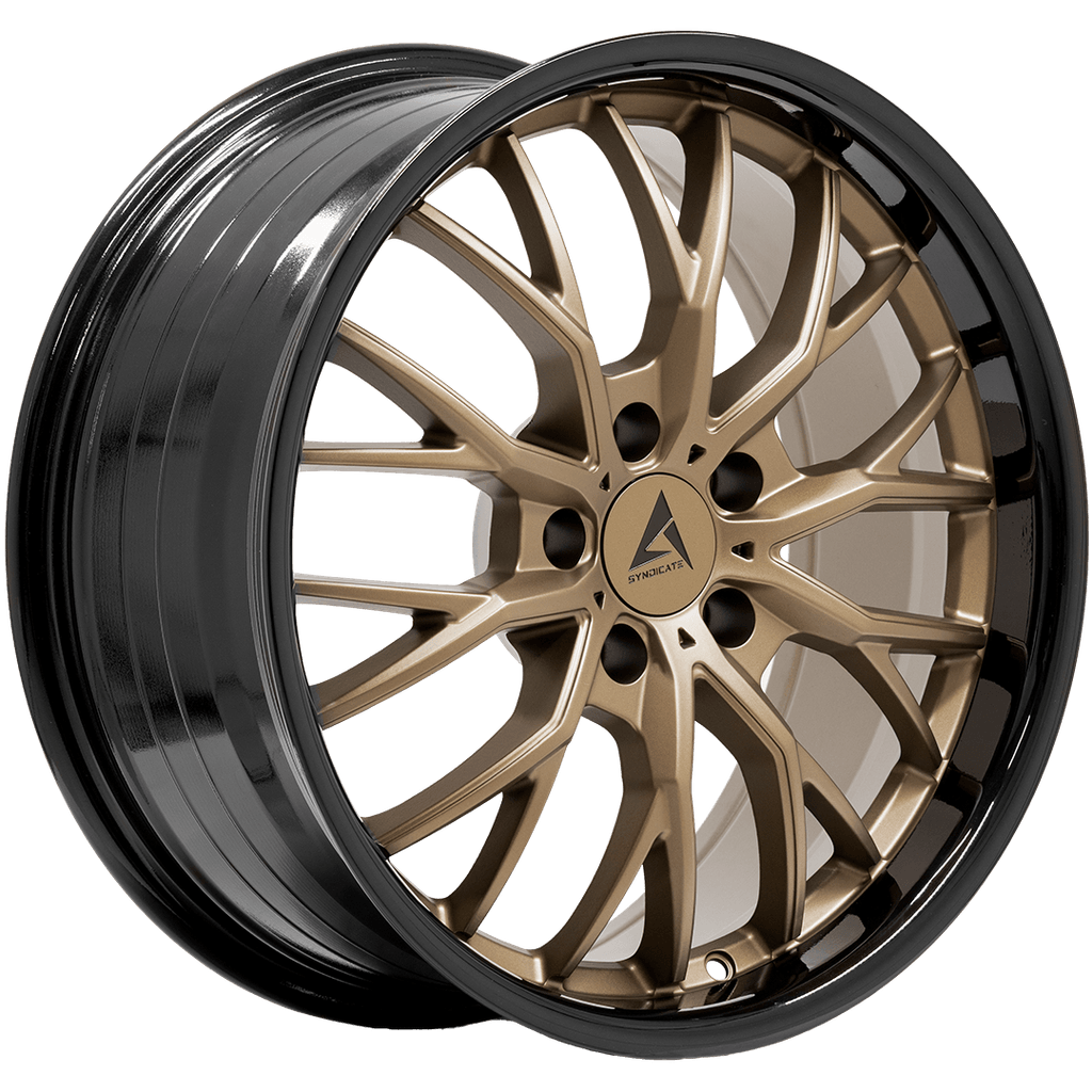 Armed Wheels Czar Matte Bronze + Black Barrel 18x8 +32 5x113mm 74.1mm