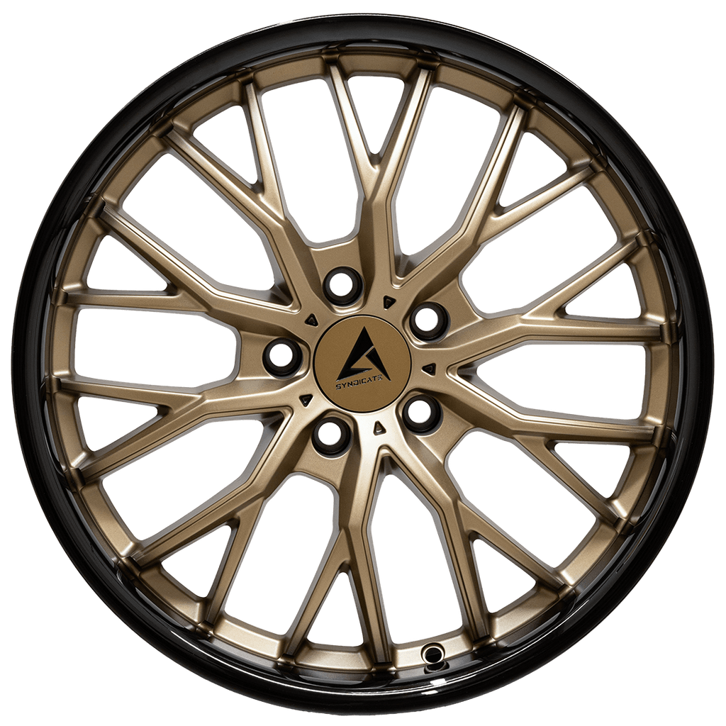 Armed Wheels Czar Matte Bronze + Black Barrel 18x8 +32 5x120mm 74.1mm