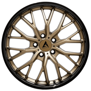 Armed Wheels Czar Matte Bronze + Black Barrel 18x8 +32 5x120mm 74.1mm