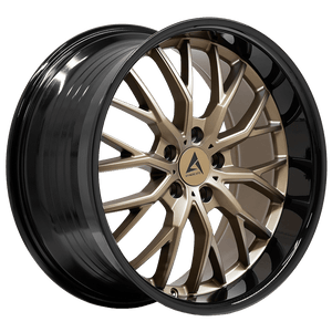 Armed Wheels Czar Matte Bronze + Black Barrel 19x9.5 +40 5x120mm 74.1mm