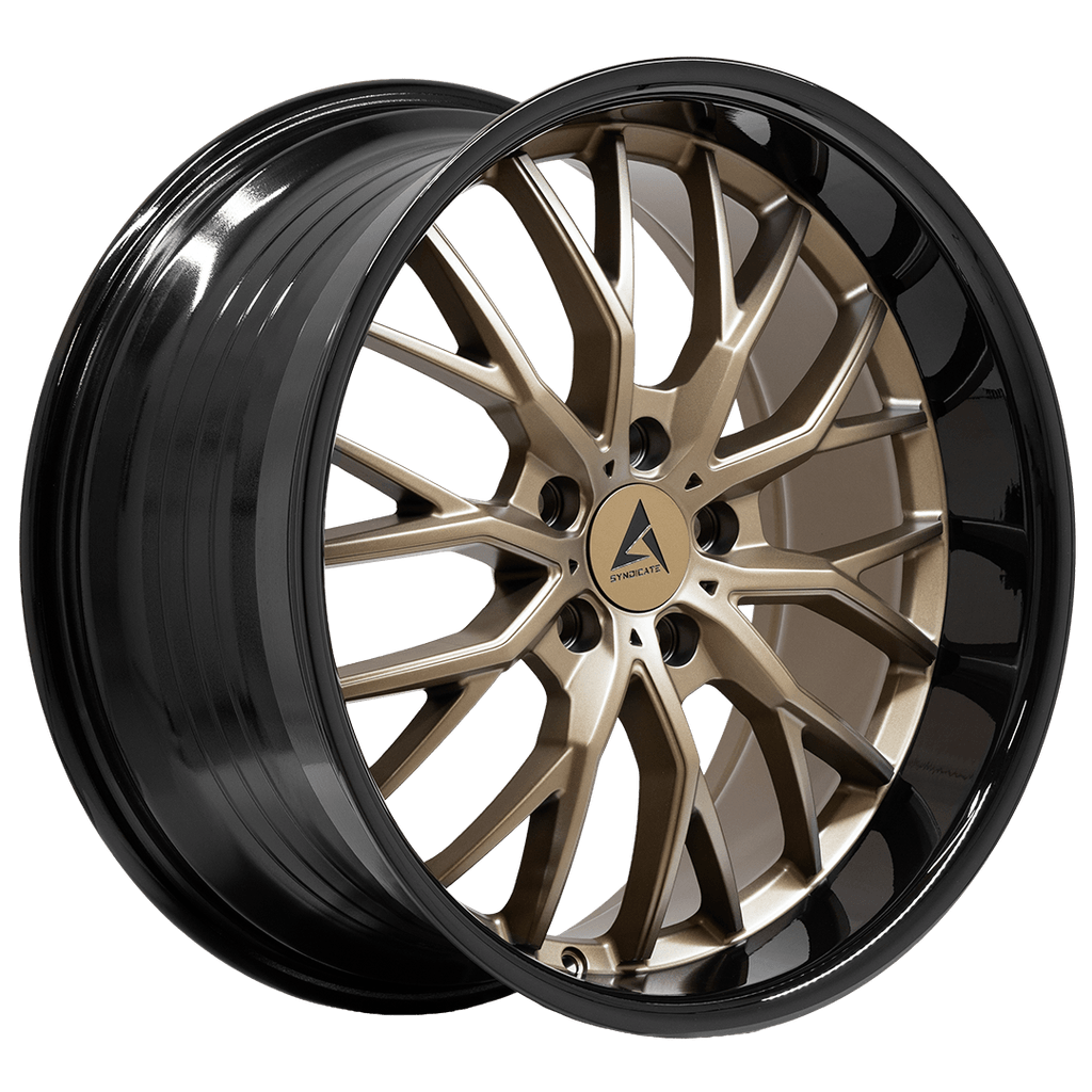 Armed Wheels Czar Matte Bronze + Black Barrel 19x9.5 +40 5x113mm 74.1mm