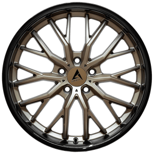 Armed Wheels Czar Matte Bronze + Black Barrel 19x9.5 +40 5x120mm 74.1mm