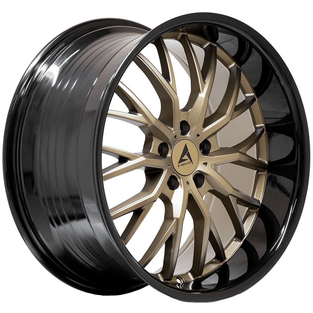 Armed Wheels Czar Matte Bronze + Black Barrel 20x10 +37 5x113mm 74.1mm