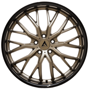 Armed Wheels Czar Matte Bronze + Black Barrel 20x10 +20 Custom 74.1mm