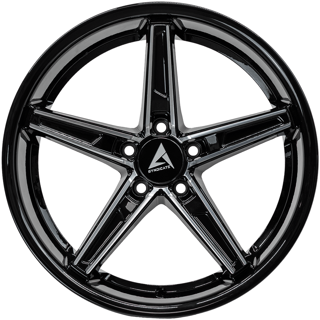 Armed Wheels Don Gloss Black Machined Face 19x9.5 +38 5x113mm 74.1mm
