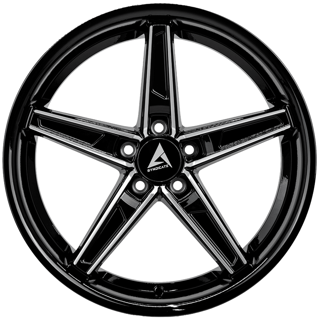 Armed Wheels Don Gloss Black Machined Face 20x9 +35 5x120mm 74.1mm