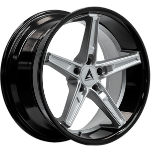 Armed Wheels Don Gloss Silver Face + Gloss Black Lip 19x9.5 +38 5x113mm 74.1mm