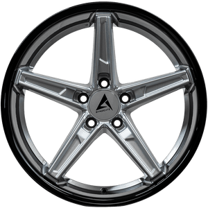 Armed Wheels Don Gloss Silver Face + Gloss Black Lip 19x9.5 +38 5x113mm 74.1mm