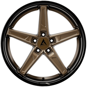 Armed Wheels Don Matte Bronze Face + Gloss Black Lip 20x9 +35 5x120mm 74.1mm