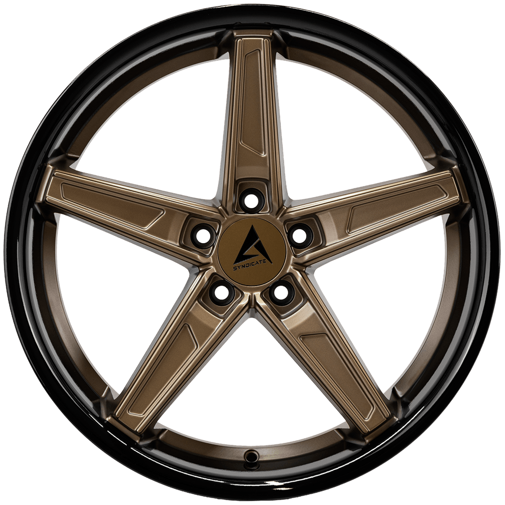 Armed Wheels Don Matte Bronze Face + Gloss Black Lip 20x9 +35 5x113mm 74.1mm