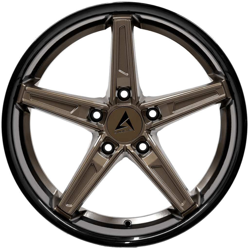 Armed Wheels Don Matte Bronze Face + Gloss Black Lip 19x8.5 +35 5x109mm 74.1mm