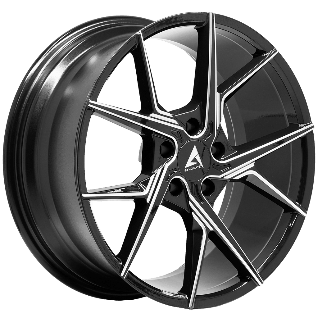Armed Wheels Phantom Gloss Black Milled 18x8 +35 5x113mm 74.1mm