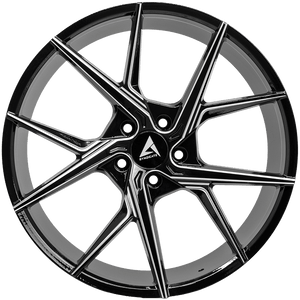 Armed Wheels Phantom Gloss Black Milled 20x8.5 +35 5x113mm 74.1mm