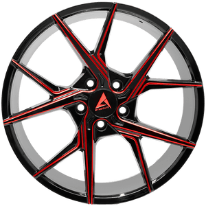 Armed Wheels Phantom Red Milled 18x8 +35 5x109mm 74.1mm