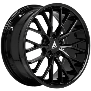 Armed Wheels Shank Gloss Black 19x8.5 +30 5x127mm 74.1mm