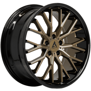 Armed Wheels Shank Matte Bronze Face + Gloss Black Lip 19x8.5 +35 5x113mm 74.1mm