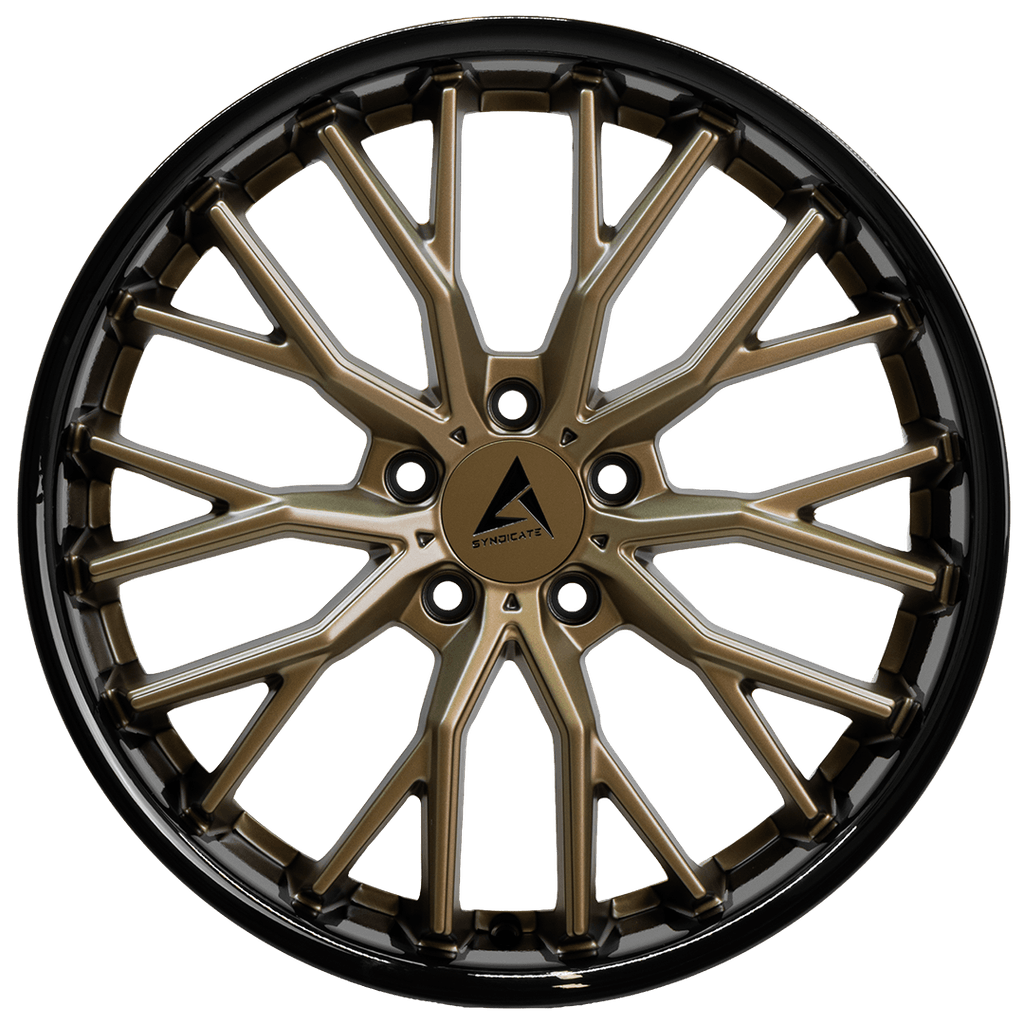 Armed Wheels Shank Matte Bronze Face + Gloss Black Lip 19x8.5 +35 5x109mm 74.1mm